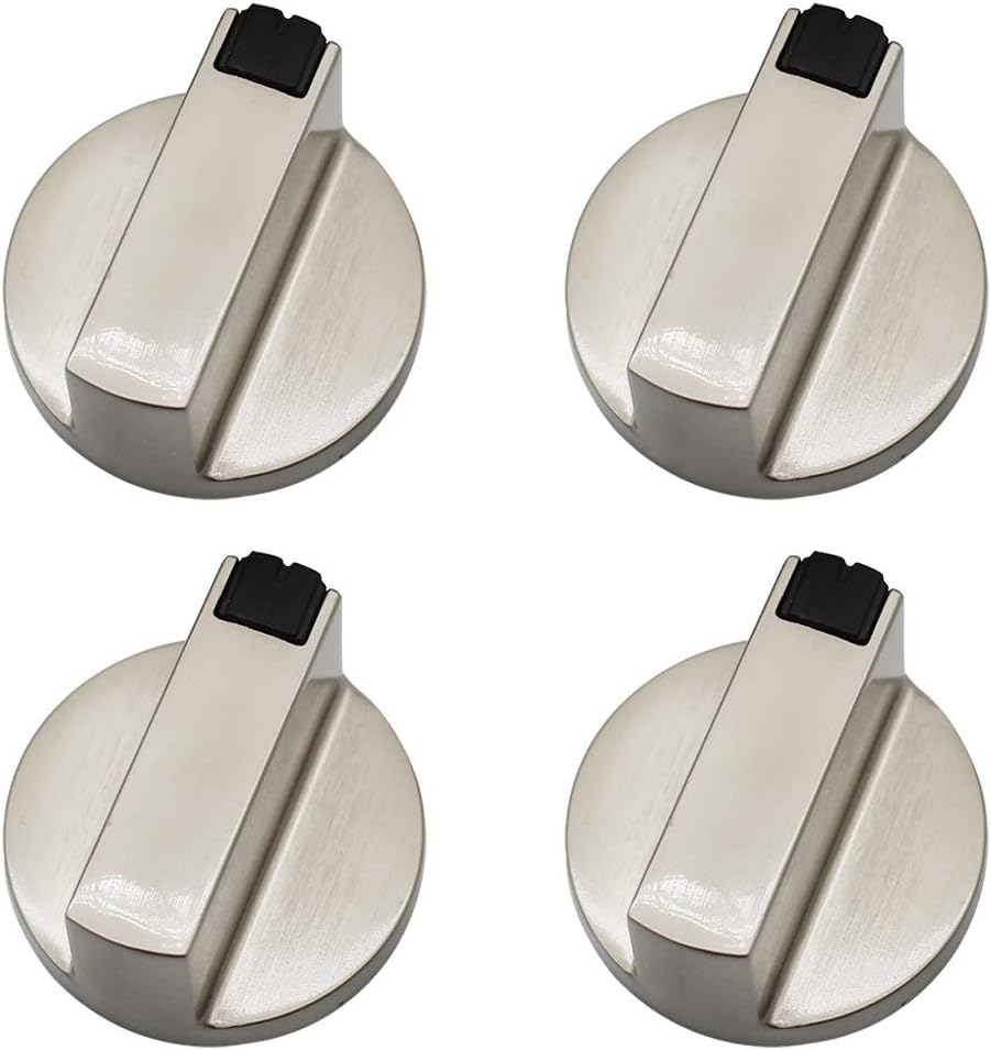 DylanEU 4 Pcs Universal Gas Stove Knobs Metal Gas Hob Switch Cooking