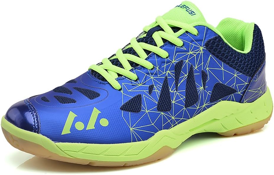 LEFUS Mens Tennis Shoes Badminton Sneakers Fashion Athletic Sneakers (US-10, Blue)