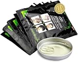 MQUPIN Instant Hair Dye Shampoo 10 Pcs Black 2-in-1 Natural Ingredients Lasts view 2