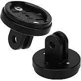 MOONDKIST 2 Pack Bike Computer Stem Top Cap Mount Holder, Bicycle Stem Headset Mount for Garmin, GoPro, Compatible with Garmi