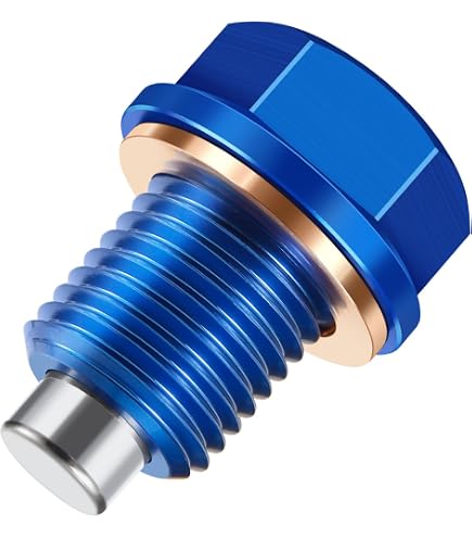Magnetic Oil Drain Plug With Gasket For Toyota, Lexus, Scion - Steel, 12mm X 1.25mm