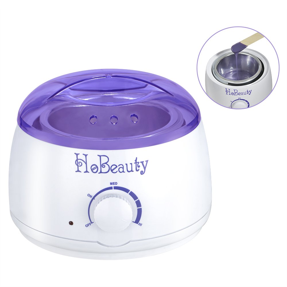 HoBeauty Hot Wax Warmer, Electric Hair Removal 14 oz Easy Waxing Warmer