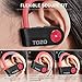 TOZO T5 Bluetooth Headphones True Wireless Earbuds Sport Earphones Touch Control Headset with Wireless Charging Case Bass Stereo, Built in Mic Sweatproof for Running, Gym, Workout,