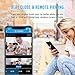 WiFi Camera, 1080P Wireless IP Home Security Surveillance Camera for Pet/Nanny/Elder/Baby Monitor with Pan/Tilt/Zoom, Two Way Audio, Night Vision and Motion Detection