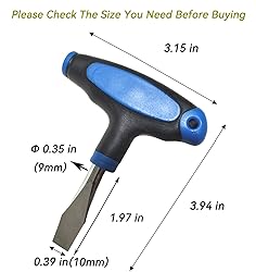 DOFEDOFO T Handle Flat Head Screwdriver, T Handle
