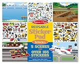 Melissa & Doug Vehicles Reusable Sticker Pad
