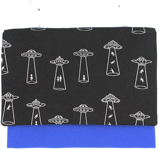 Amazon ジュエリーショップエム 日本製 手作り 移動ポケット 移動ポーチ クリップ ポケット ポーチ 子供用 シンプル ポケットポーチ ブラック Ufo 宇宙人 Jewelry Shop M ジュエリーショップエム ショルダーバッグ ポシェット