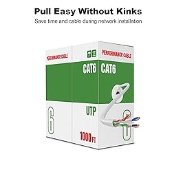 UltraPoE 1000 ft Cat 6 Ethernet Cable - High Speed