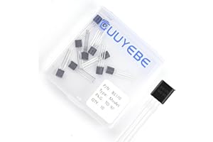 GuuYebe BS170 Mosfet Transistor TO-92 NMOS MOS N-Channel Power Mosfet Transistors of Semiconductor Products Pack of 10 PCS