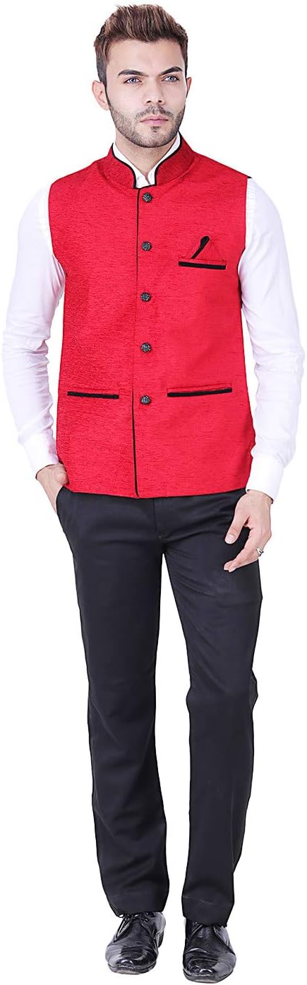 PSK Nehru & Modi Style Men's Waistcoat