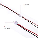 GTIWUNG 20 Sets JST 2.0 PH 2-Pin Male Female Connectors with 100mm Cable view 3