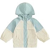 Cevoerf Toddler Baby Boy Girl Fall Clothes Outwear Zipper Hooded Sweatshirt Jacket Lightweight Windbreaker Jackets