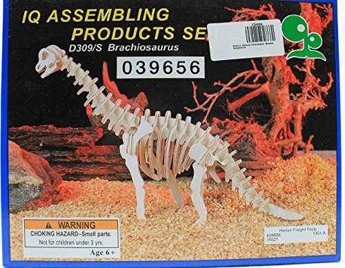 IQ Assembling Products Series Balsa Wood 3D Puzzle Brachiosaurus