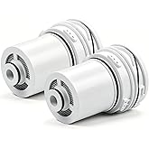 2Pcs Shower Filter Cartridges Compatible with Delta Clarifi 7RC100 &amp; 5RC100 | Reduces Chlorine, Healthier Skin &amp; Hair