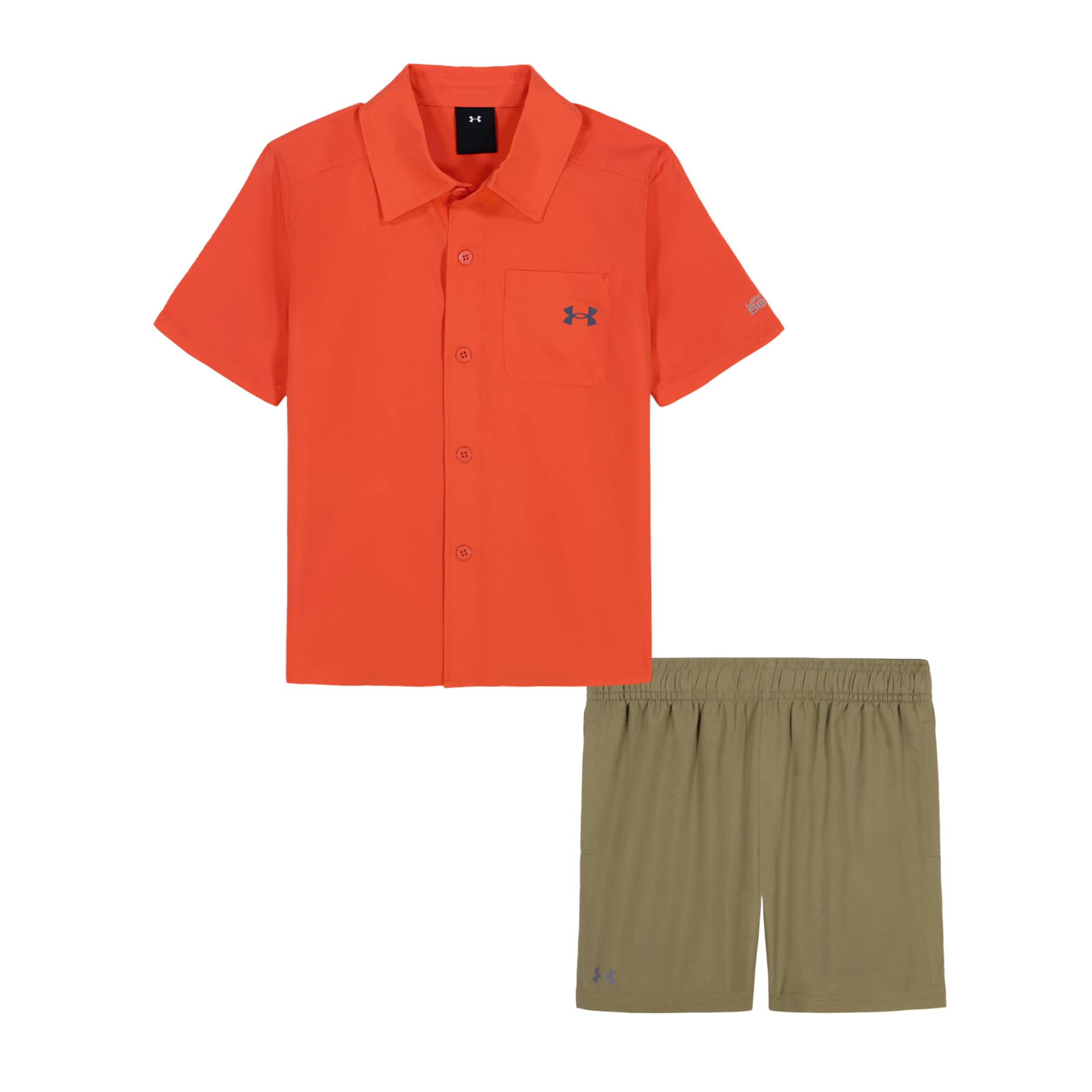 Under Armour UA WOVEN SHIRT SET, FIRE, 6