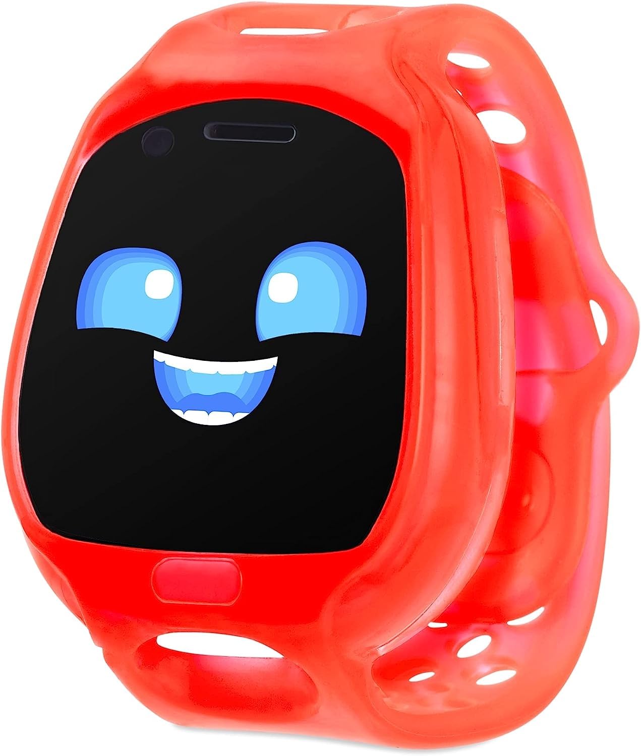 Little Tikes Tobi 2 Robot Red Smartwatch- 2 Cameras, Interactive Robot, Games, Videos, Selfies, Pedometer & More, Touchscreen, Parental Control- Stem Gifts, for Kids Boys Girls 6 7 8+