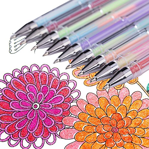 Reaeon Gel Pens for Adult Coloring Book 200 Colors Gel Pen ...