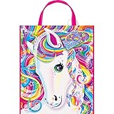 Large Plastic Rainbow Majesty by Lisa Frank Goodie Bag, 13 x 11