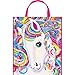 Large Plastic Rainbow Majesty by Lisa Frank Goodie Bag, 13 x 11"