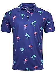 uideazone Mens Polo Shirts Fit Slim Casual Funny