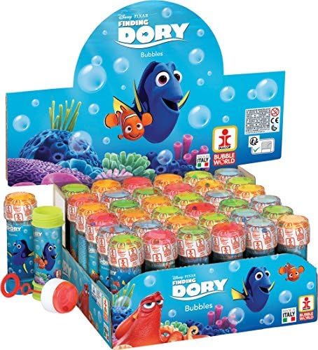 Great Selection of Disney Character's Bubbles with Puzzle Maze Lid - Pack of 12 (Dory)