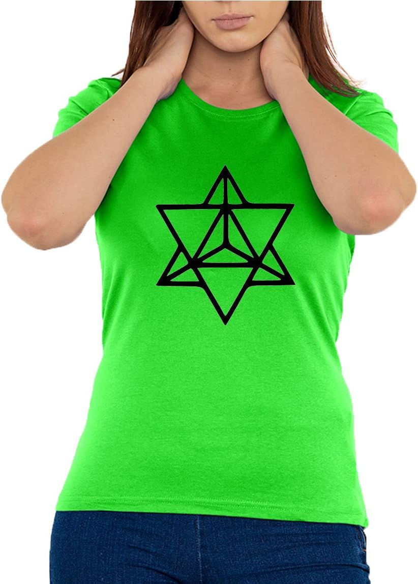 Merkaba Star Tetrahedron Flower of Life Mini Art Women's T-Shirt