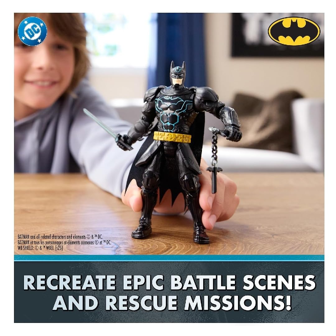DC Comics, Batman Ninja - 15cm Batman Action-Figur, Battle Moves, mit Zubehör, ab 4 Jahren 2