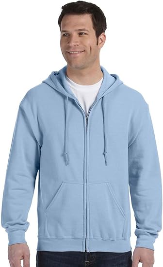 gildan hoodie light blue