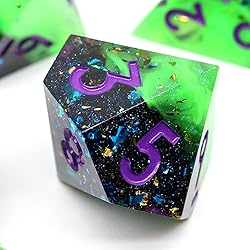 XTechnor DND Dice Set 7PCS Handmade Sharp Edge