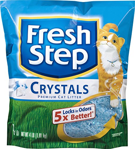 Fresh Step Crystals, Premium Cat Litter, Scented, 4 Pounds