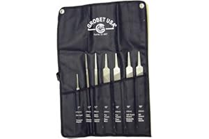 GROBET USA 7 Piece Assorted American Pattern File Set