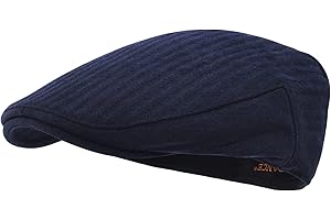 STARANCE Men Hat Wool Blend Newsboy Ivy Tweed Flat Cap