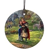 Trend Setters Disney – Mulan – Blossoms of Love - 3.5” Starfire Prints Hanging Glass Print Accessory - Ideal for Gifting and Collecting SPCIR979