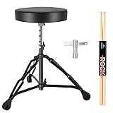 EASTROCK Drum Throne,Padded Drum Seat Drumming