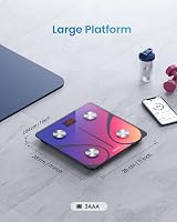 RENPHO Body Fat Scale Bluetooth Smart BMI App 4 Units Red Elis 1 view 8