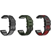 BEFIA 22mm Quickfit Watch Band for Garmin Fenix 5 6 7 Pro Solar Forerunner 935 745 965 955, 22 Breathable Wristband Strap