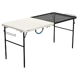 Lifetime Folding Tailgate Table with Grill