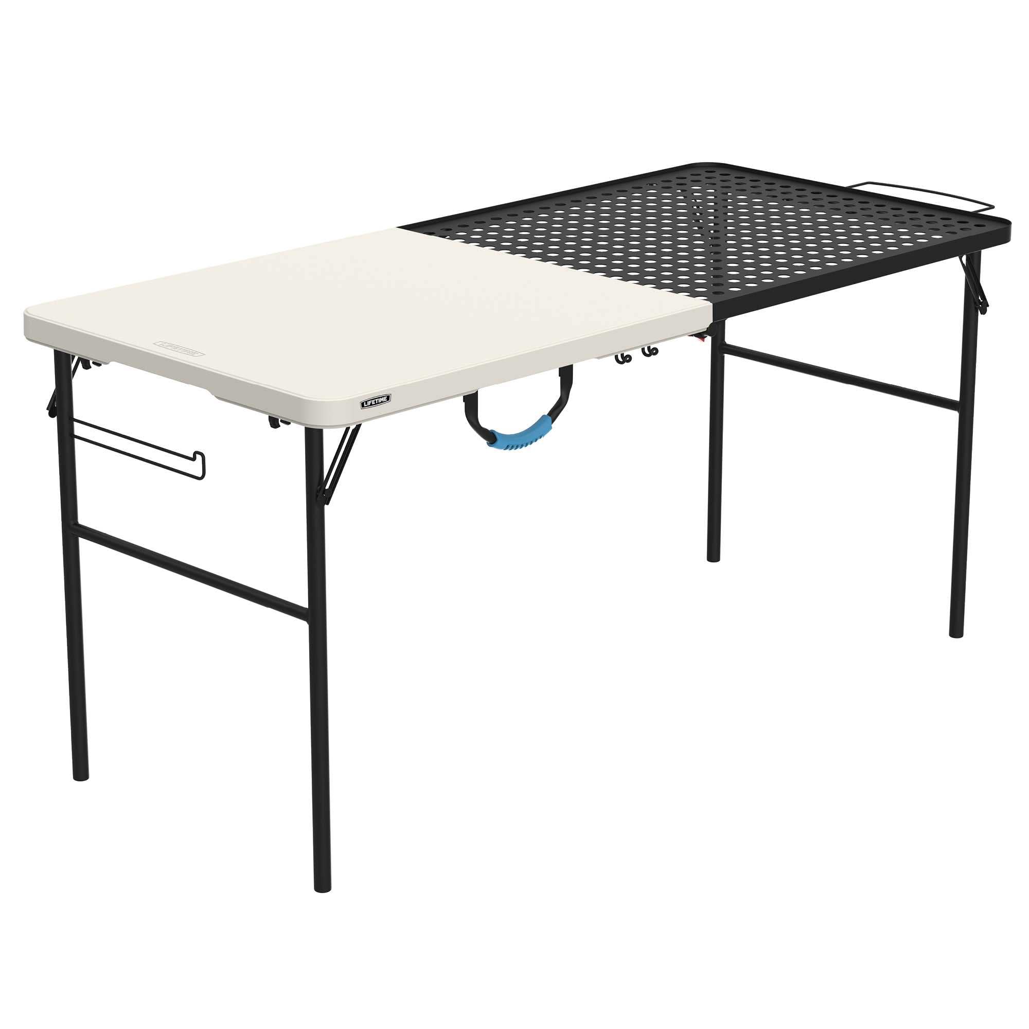 Lifetime Folding Tailgate Table with Grill