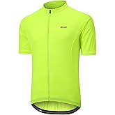 ARSUXEO Cycling Jersey Men Short Sleeves Ultra-Comfortable Road Bike Jersey Biking Bicycle Shirt