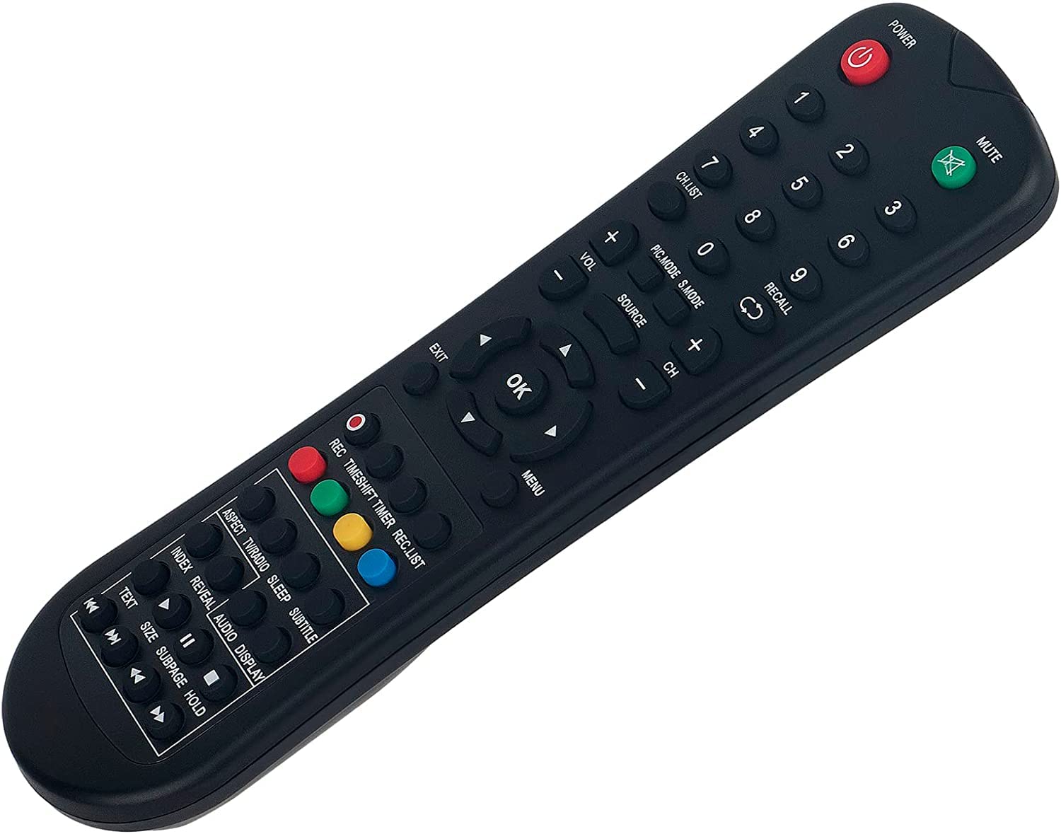 ALLIMITY Replace Remote Control fit for MASTER Oceanic TV TL222 TL291 TL202 TL320 TL401B TL470 TL220 TL242 190416-B OCEADLED3218B2 OCEALED221115B2 OCEALED215DVD2 OCEALED200116B2 OCEALED32319B2