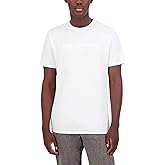 Karl Lagerfeld Paris Mens Soft Crew Neck Tonal Logo Short Sleeve T-Shirt