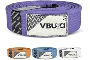 Victorbudo USA Rustic Series BJJ Belt,Judo Belt, Jiu Jitsu Pro BJJ Belts with Sleeve Bar for Ranking Stripes Size A1 - A4