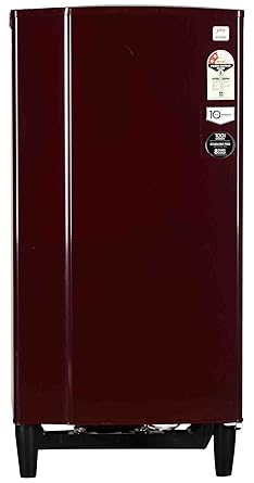 Godrej 185L 2 Star Direct Cool Single Door Refrigerator (RD Edge 185 E1 2.2, Red)