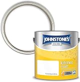 Johnstone's Kitchen Paint Brilliant White Matt 2.5L Grease Resistant 12m2 view 2