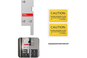 QYZZRS Generator Interlock Kit Compatible with General Electric Vertical Main 150 or 200 amp Break. 2 1/2 to 3 1/2 inches Spacing Between Main and Branch Breaker,Professional and Interlock Kit