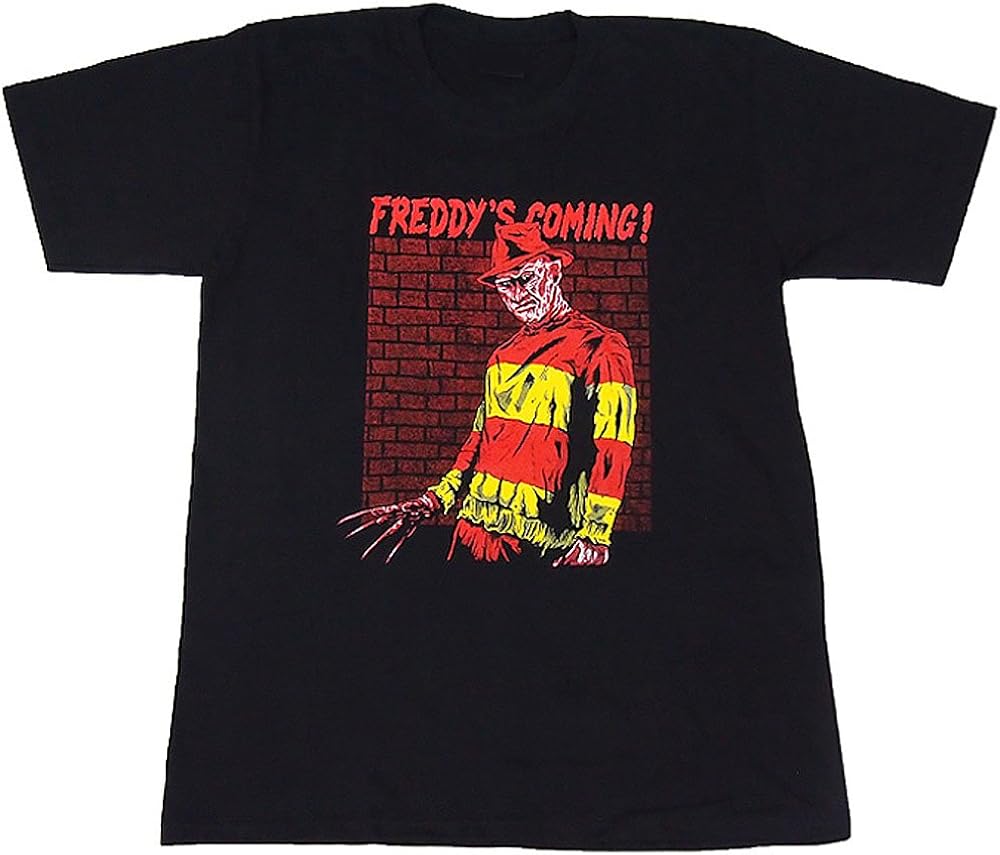 Amazon Co Jp 並行輸入品 Freddy Krueger フレディ クルーガー エルム街の悪夢 殺人鬼 プリントtシャツ ムービーtシャツ キャラクターtシャツ ブラック Sサイズ Mサイズ Lサイズ 男女兼用 Lサイズは短めワンピースとしても人気 服 ファッション小物