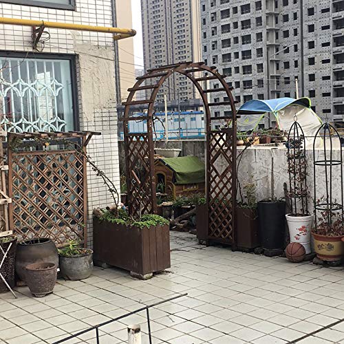 REXX Torbogen Rankenbogen Gartenpergola Rosenbogen Freistehend Gartenlaube für Kletterpflanzen Romantischer… – Bild 7