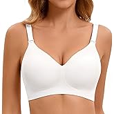 WOWENY Wireless Bras for Women No Underwire Push Up Bra Comfort Seamless Full Coverage Bralettes with Support Everyday Bra