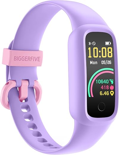 Vigor 2 L Kids Fitness Tracker Watch Lilac 5-15 IP68 Waterproof
