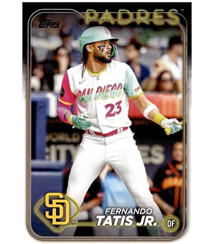 稀少TATIS JR. 2024 Topps Series 1 FERNANDO TATIS JR. Royal Blue Parallel